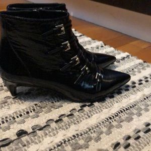 Never worn kitten heel booties